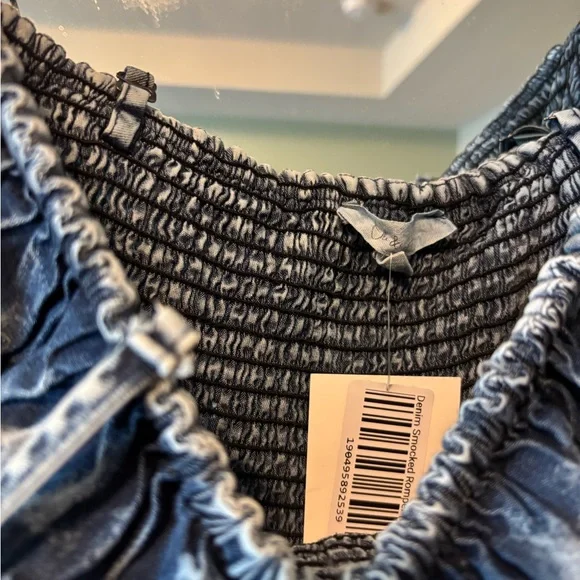 Oli & Hali Women's Blue Denim Jumpsuit - Picture 3 of 3